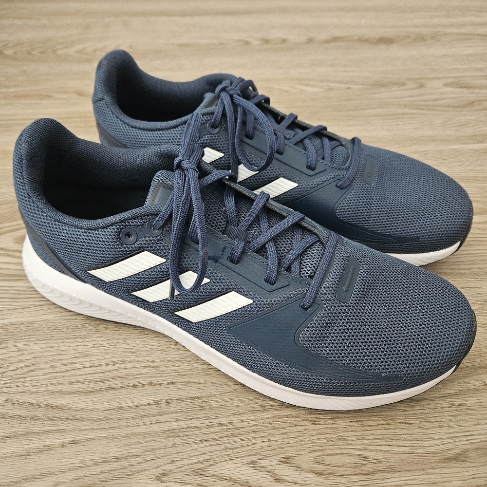 Adidas Runfalcon Navy Running Shoe Men's Size 10.5
